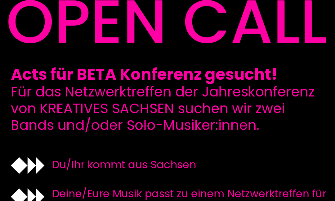 Open Call BETA Konferenz